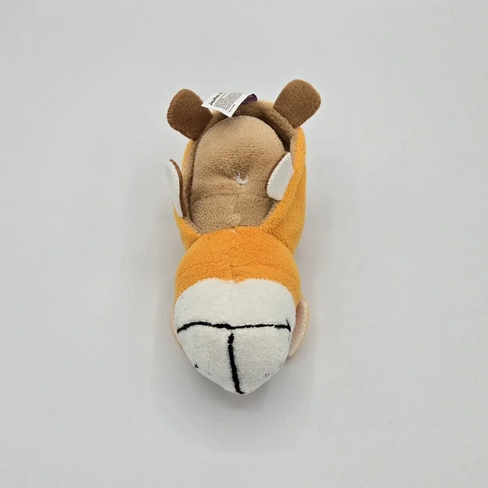 Jay‎ Play Little Flip Zees Plush Dog Cat Brown Orange Yellow